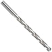 Precision Twist 0860 High Speed Steel Extra Long Length Drill Bit, Uncoated (Bright) Finish, Round Shank, Spiral Flute, 118 Degree Point Angle, 1/2