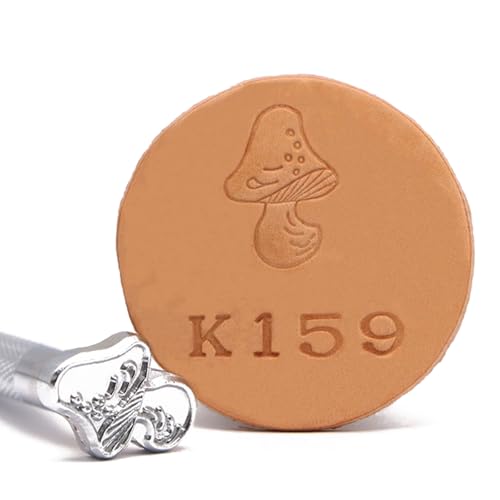 PINGSHI Boutique UK Herramienta de Trabajo de Tallado de Cuero Conjunto de Herramientas de Relieve de Cuero Número de estampillas y Sellos de Letras para Principiante Sellos DIY