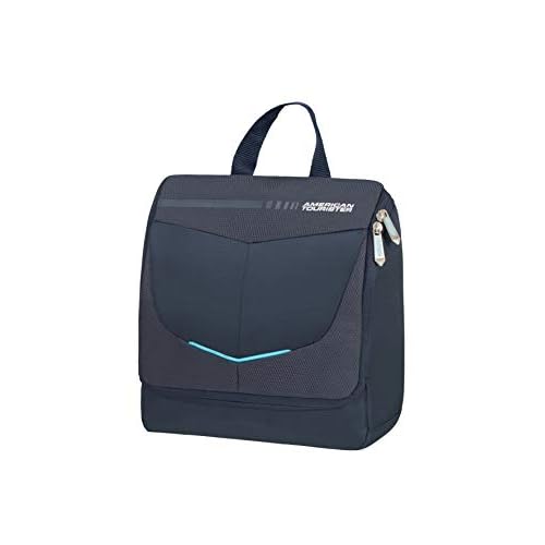 American Tourister Unisex_Adult Travel Accessories Toiletry Bag, Blue (Navy), Standard Size