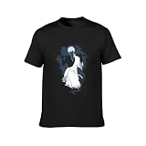 Cross-Border Gintama Gintama Sakata Yinshi Mens T-Shirt Casual Cotton Tees Tops Black 3XL