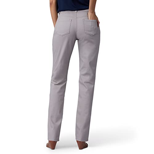 Lee Women’s Instantly Slims Classic Relaxed Fit Monroe Straight Leg Jean, 12, Palisade #TOP1