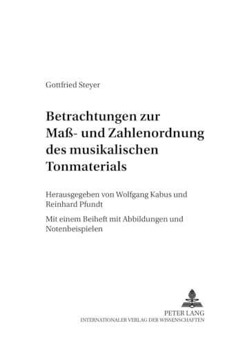 Betrachtungen zur Maß- und Zahlenordnung livre d'analyse musicale pour chercheurs en musicologie