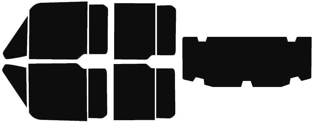 The Tint Effect Precut Window Tint Kit Compatible with Can-Am Defender MAX (2022.5-2026) SxS (Includes: Front Windshield Visor precut in 15%) Automotive Film