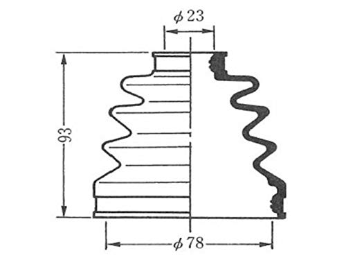 セイケン(Seiken) ドライブシャフトブーツキット SB101 600-00101