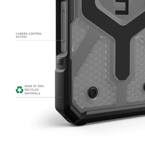 Image of Urban Armor Gear UAG Designed for iPhone 16 Plus Case 6.7 inch Pathfinder Clear - Compatible with Magnetic Charging Rugged Shockproof Anti-Slip Military Grade Protective Cover- Ash