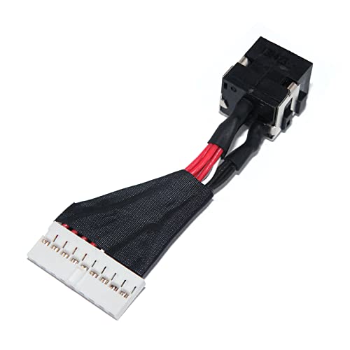 Fleshy Leaf DC Power Jack Harness Cable Replacement for Dell G7 17 7790 G7790-5695GRY G5 15 5590 7590 1417-00LB0DR HTKXY 0HTKXY - Image 2