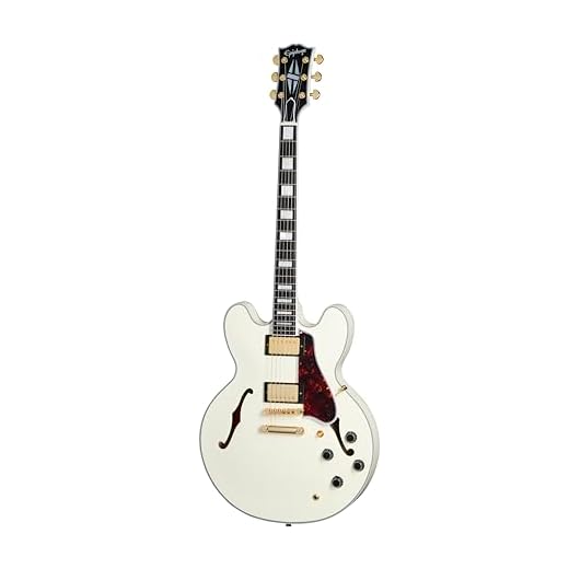 Epiphone Inspired by Gibson Custom 1959 ES-355, Classic White with Hard Case