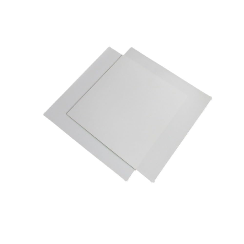 Foglio di substrato in ceramica Lastra di ceramica allumina spessore 0,5/0,6 mm, fogli sottili bianca, substrato ceramico ad alta tenacità 1 pz(114x114x3mm)