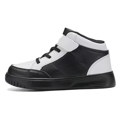 Image of Kids Sneakers Boys Running Shoes Girls High Top Casual Lightweight Classic Adjustable Strap Sneakers
