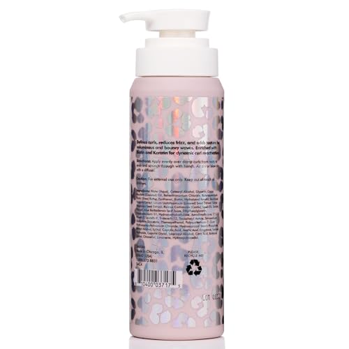 SACHIKO Biotin Hair Curl Defining Cream For Soft Curls | Nourishing Leave In Conditioner W/Keratin + Biotin For Added Texture & Volume | Humidity Protection | Large 8.5 Fl Oz