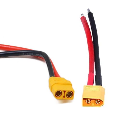 XT60 Male Female Connector with 14AWG Silicon Wire, 10CM Length (B0D9W9VS7C) Amazon Price History, Amazon Price Tracker
