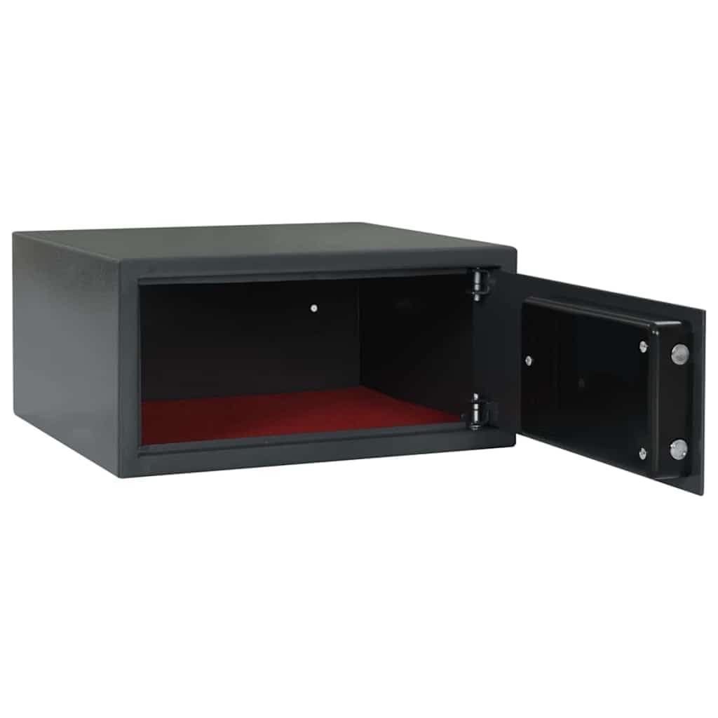Genérico Caja Fuerte Digital Gris Oscuro 42 x 37 x 20 cm Acero,Seguridad empresarial y del hogar,Cajas fuertes-42011317