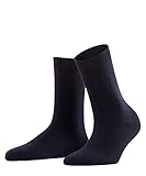 Damenstrümpfe für jeden Tag aus angenehm weicher Schurwolle und Kaschmir ohne Motiv; verstärkt, hochwertig, uni und für Schuhe wie Arbeitsschuhe, Sneaker, Stiefel und Stiefeletten, geeignet; Dicke Stricksocken nicht transparent, durchsichtig oder gemustert, Merinowollsocken im Einzelpack von FALKE in den Größen 39-42