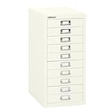 Bisley H2910NL 59 cm Home 10 Multi-Drawer - Chalk