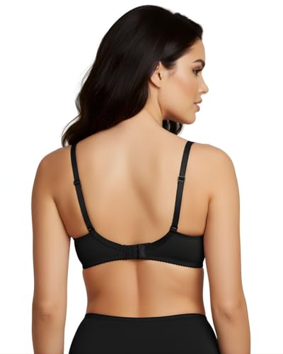 Image of Saforia Cuddlecot Cotton Padded T-Shirt Bra for Women | Wire-Free Full Coverage Bra | Breathable Soft Cotton Everyday Bra | Seamless Comfort Innerwear