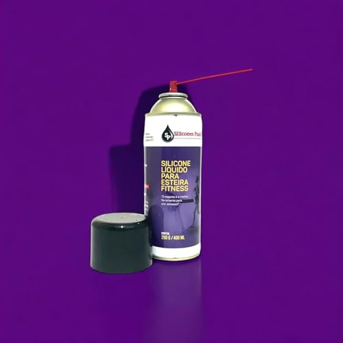 Silicone Spray Para Esteira Ergométrica e Bicicletas Reduz atrito Uso Doméstico e Profissional lubri
