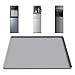 Mini Fridge Silicone Mat, 50X50CM Under Refrigerator Floor Protector Mat Non-slip Drip Pan With Raised Edges For Refrigerator Washing Machine Wine Cabinet(Gray A)