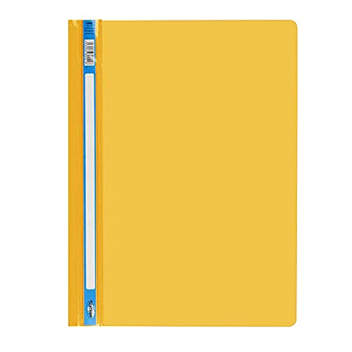 (Pack of 25) A4 Report Project Document Files Folders 2 Prong- for Home and Office use (Yellow)