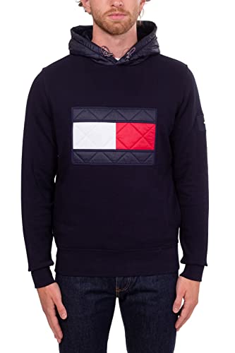 Sweat à Capuche Tommy Hilfiger Mix Media en Fourrure Homme Premium