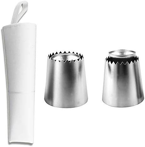 3pcs/set Ring Cookies Mold Piping Nozzles Russian Nozzles Icing Piping Nozzles Set Cake Decorating Pastry Tip