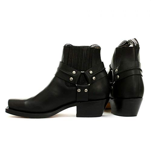 Grinders Renegade Lo Black Mens Cowboy Boots2