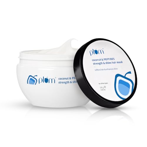 Image of Plum Coconut Milk & Peptides Strength and Shine Hair Mask |100g