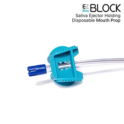 Dxm BB-2000L Ez Bite Block Dental Disposable Mouth Prop Teal Large 100Pcs/Pk thumb #1