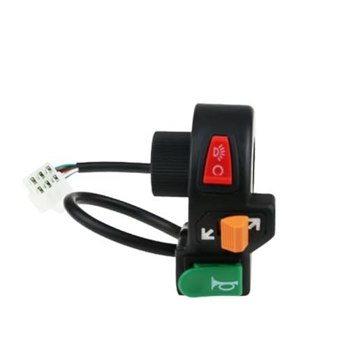 Commutateur guidon moto interrupteur 22mm 3 boutons pour rénover vos commandes de route