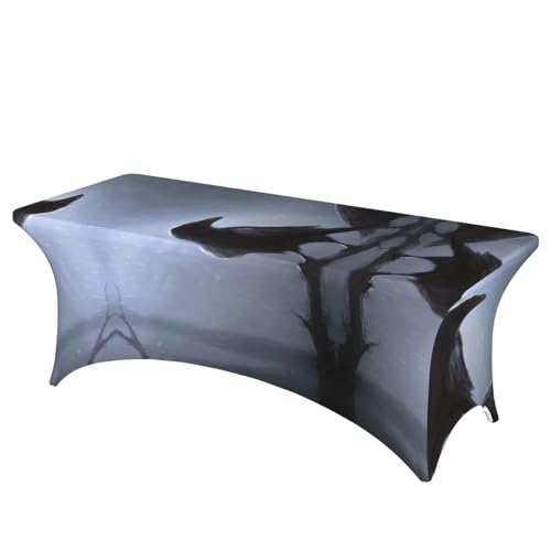 Nappe de table extensible élasthanne lavable protection banquet