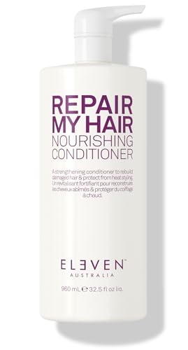 ELEVEN AUSTRALIA Repair My Hair Nourishing Conditioner | Eine kräftigende Spülung um geschädigtes Haar wieder aufzubauen und vor Hitzestyling zu schützen - 960ml