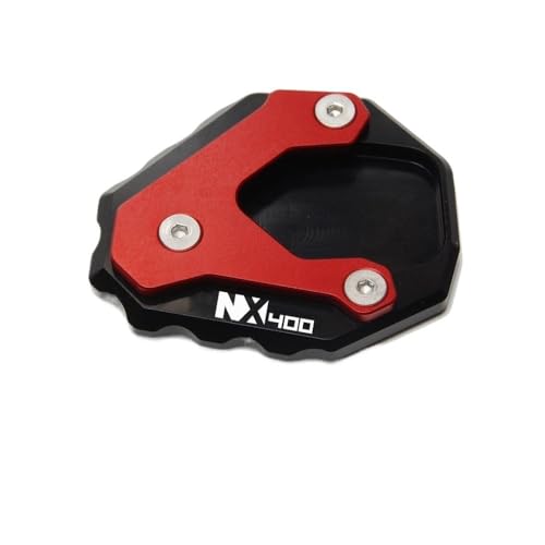 Plaque support béquille moto NX400 Honda 500X extension latérale 2024
