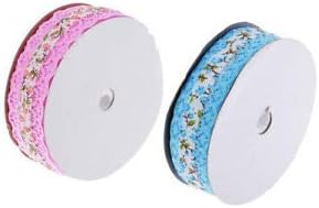 Ketsicart2Pcs =Lace Trim Sewing Trimming Bias Tape Crafts Clothing Accessories 20 Yds