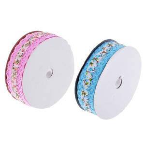Ketsicart2Pcs =Lace Trim Sewing Trimming Bias Tape Crafts Clothing Accessories 20 Yds