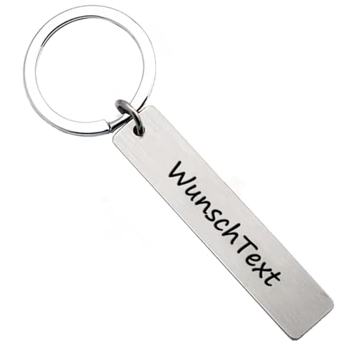 Schlüsselanhänger mit Gravur Personalisiert Herz Freunde Liebe Weihnachten Auto Jubiläum Muttertag Schlüsselanhänger, individueller Schriftzug, doppelseitige Gravur, personalisiertes Geschenk