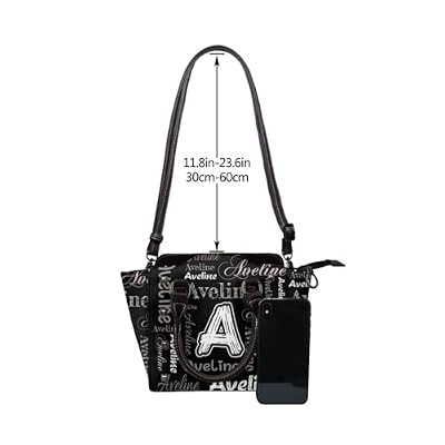 Custom Name Leather Handbag For Women Customized Tote Bags For Woman Personalized Purse With Strap