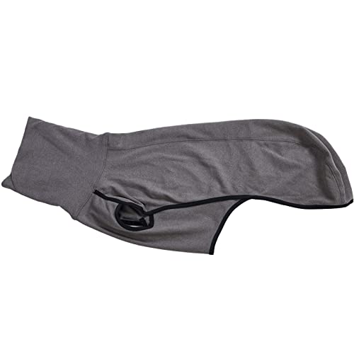 Imily Bela Hundepullover Fleece Rollkragen Hundemantel Warmer Weste Pullover Outdoor Hundejacke Winterkleidung für Kleine Mittel Große Hunde,Grau,M