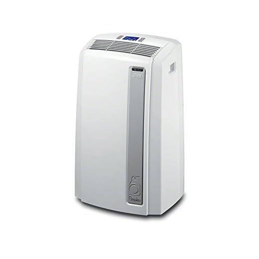 De'Longhi 3-in-1 Portable Air Conditioner, Dehumidifier & Fan + Arctic Whisper Quiet Mode, Remote Control & Wheels, 500 sq ft, Large Room, 5700 (DOE) / 12000 BTU (ASHRAE), White, PACAN120EW