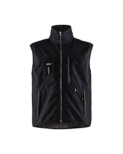 BLÅKLÄDER Men's 3845 Two Fisted Functional High Collar Breathable Windproof Laminated Waterproof Fleece (280 G/M2) Work Vest