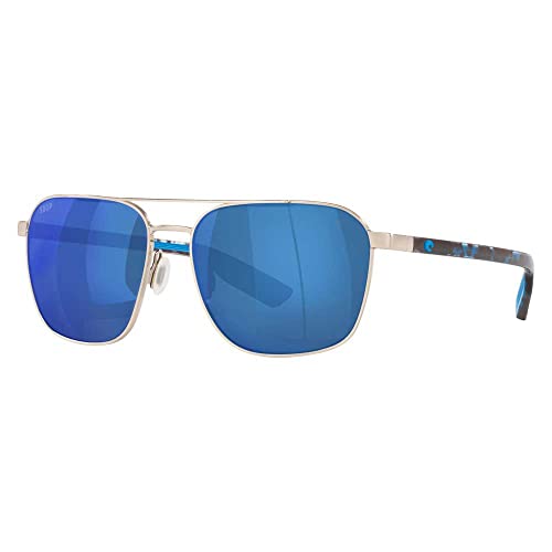 Image of Costa Del Mar Mens Wader Rectangular Sunglasses