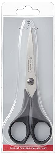 Victorinox Haushaltsschere, Bastelschere, Papierschere, Scharfe Klinge, 16 cm, Robuster Kunststoffgriff, Rostfreier Stahl, schwarz - Image 4