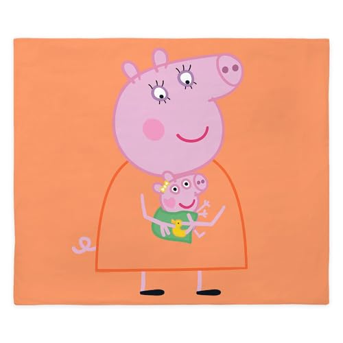 CafePress Peppa Pig: Holding Baby King Duvet Cover, Printed Comforter Cover, Unique Bedding