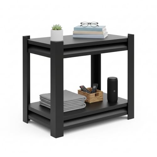 Storage Shelving Unit Height Adjustable No-Tool Assembly,Heavy Duty Garage Shelves Metal Organizer Utility Rack for Kitchen Pantry Basement Pantry Warehouse Laundry Black 15.8