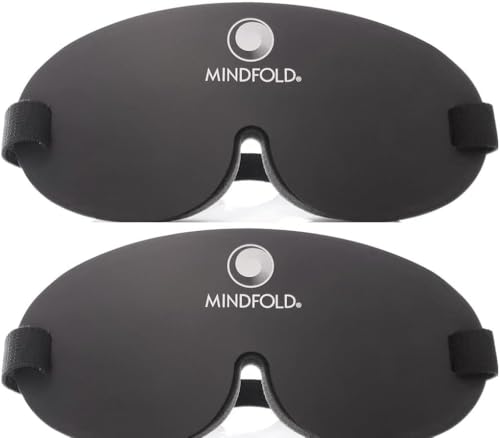 Generic Mindfold Relaxation and Blackout Sleeping Mask 2-Pack