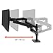 Ergotron – Upgraded LX Pro Premium Vertical Stacking Dual Monitor Arm, VESA Desk Mount – for 2 Monitors Up to 24 Inches, 4 to 22 lbs Each – Matte Black
