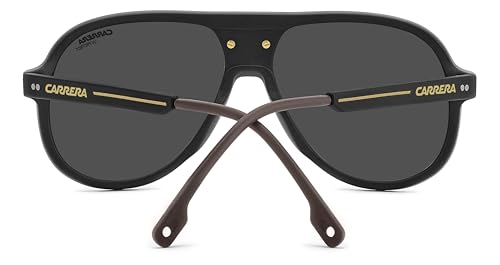 Image of Carrera Mens C Sport 07 /S Pilot Sunglasses, Matte Black Gold, 59mm
