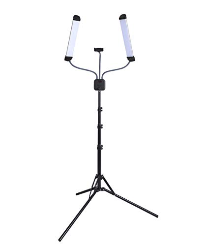 Preisvergleich Produktbild JFSKD Led-Doppelarm-Fotografie Licht 40w Selbstauslöser füllen Licht Schönheit Licht 3000k-6000k Farbtemperatur für die Live-Übertragung Schönheit Anker Fotografie Videoaufnahme verwendet