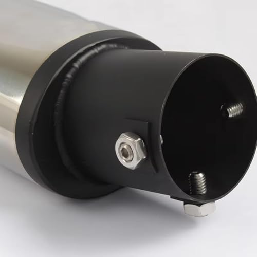 Punta de escape para Toyota C-HR 2017-2022 en acero inoxidable cromado 4