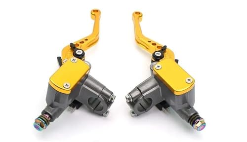 Paire leviers or embrayage hydraulique et frein 22 millimètres pour moto 125 à 250 cc