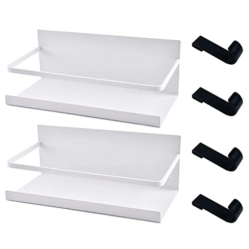 Wuciray Estante Especiero Magnetico con Ganchos Organizador Especias Cocina Organizador de Refrigerador Colgante 2 pzs Cover