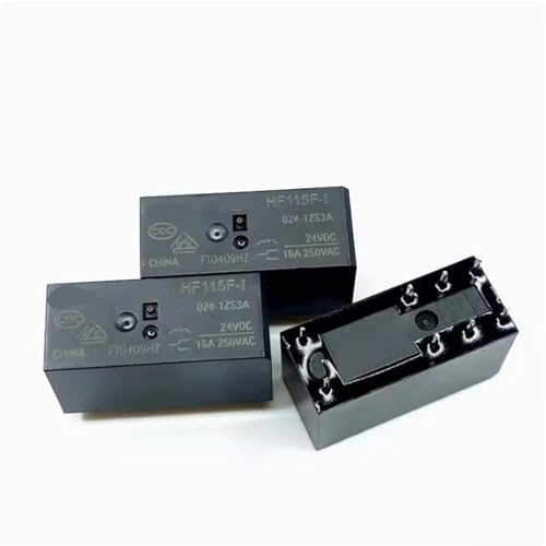 Relais HF115F-I 024-1ZS3A 24V DC 16A à 8 broches pour circuit imprimé Lot de 5 pièces